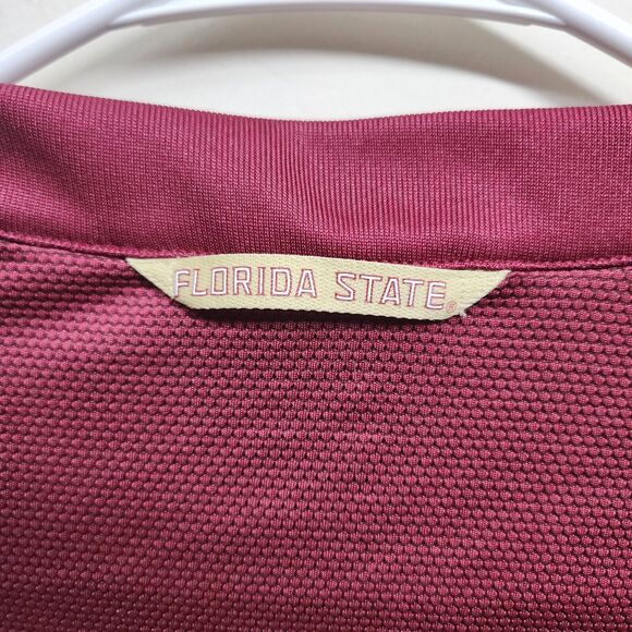 Florida State NCAA Nike Dri Fit Short Sleeve Henley Shirt Men's Large 1455 - Picture 10 of 11